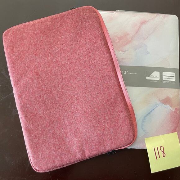 MacBook Air 13” shell and red soft case - Picture 5 of 5